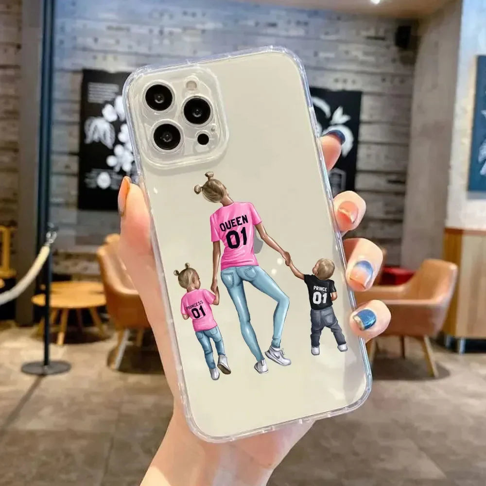 Super Mom And Super Dad Baby Family Phone Case