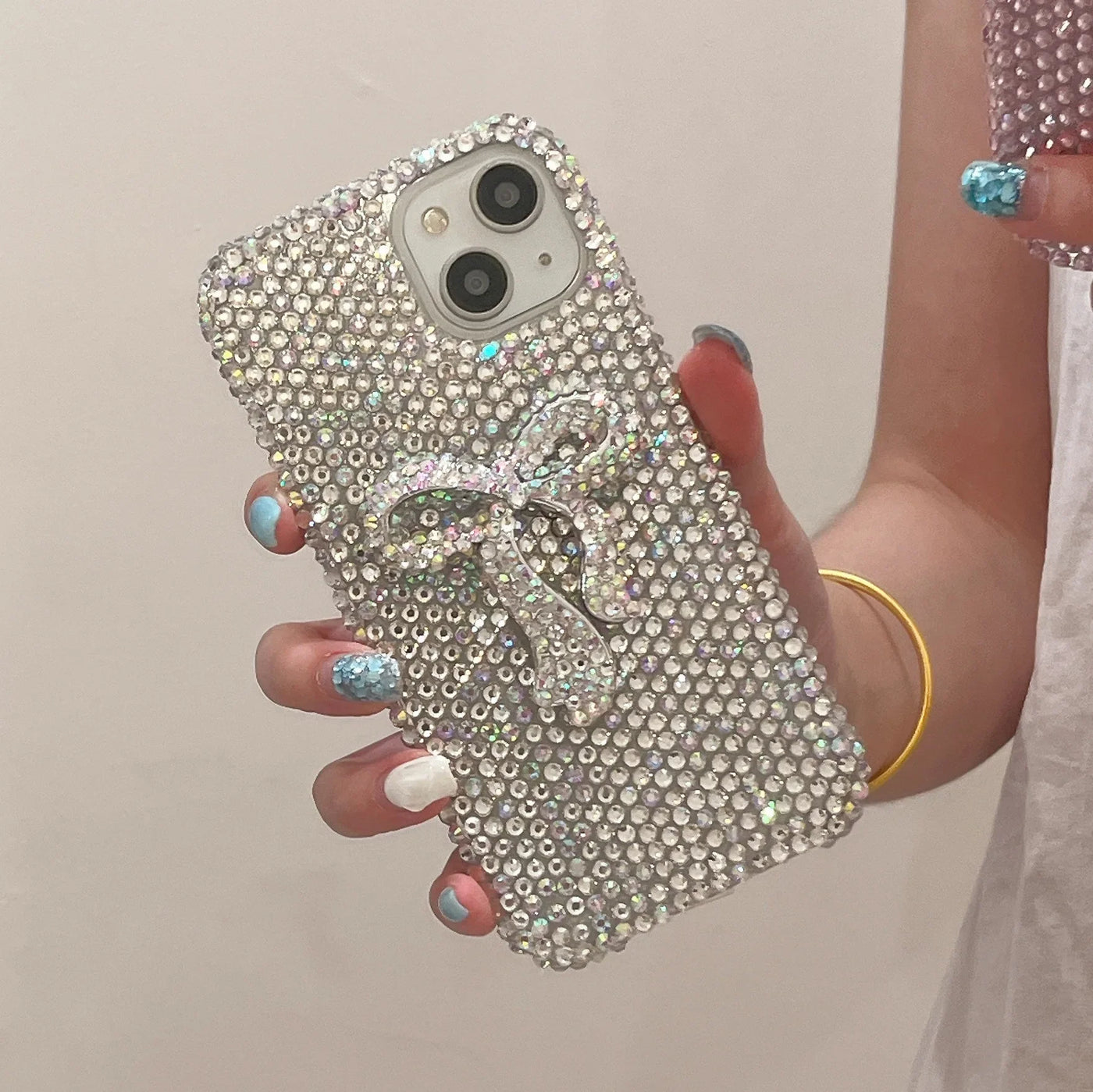 Luxury Full Diamond Bow Case Sparkling Cute Phone Case