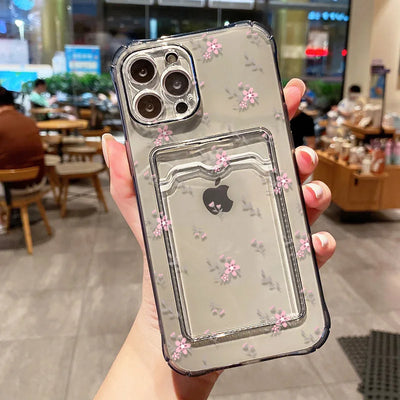 Soft Card Slot Bag Holder Phone Case