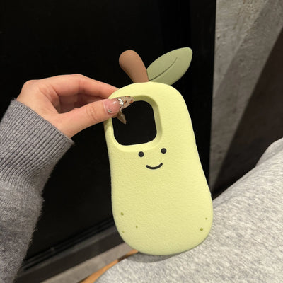 Cute Silicone Pear Shaped Soft Phone Case