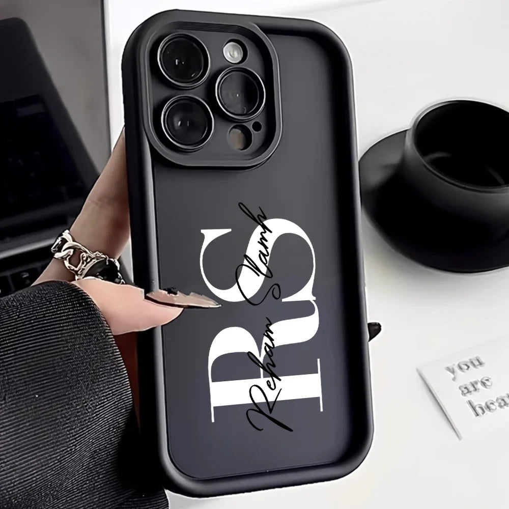 Custom Silicone Personalised Customized Name Cover Phone Case