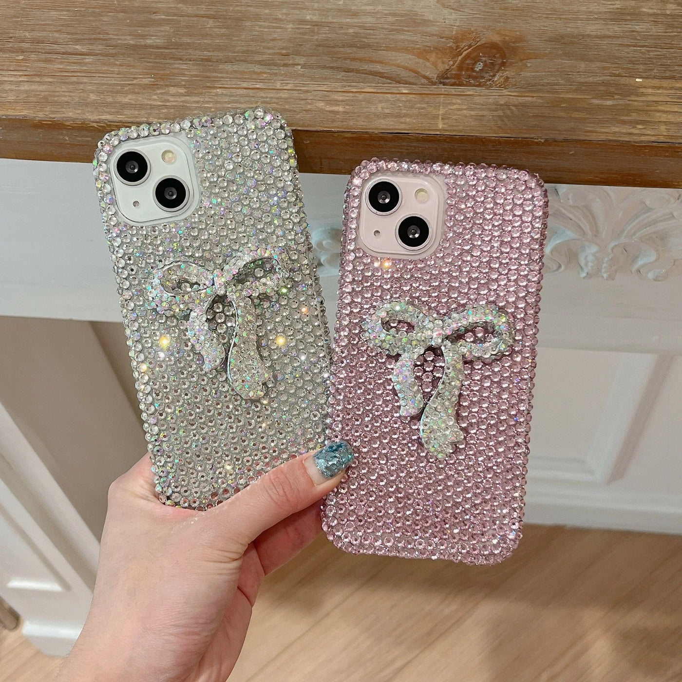 Luxury Full Diamond Bow Case Sparkling Cute Phone Case