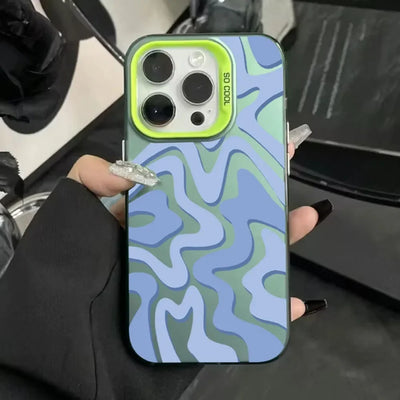 New Stripes Color Silver Shell Phone Case