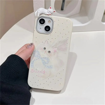 Cute 3D Kitten Phone Case