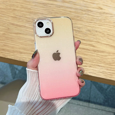 High End Starry Sky Gradient Glitter Phone Case