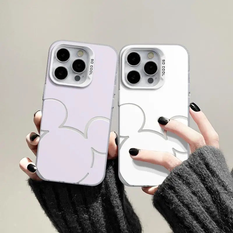 Hollow Mickey Mouse Concise Pattern Phone Case