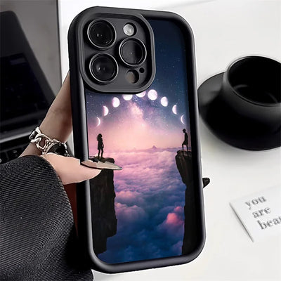 Oil Painting Soft Shockproof Matte Cover Phone Case