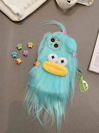 Cute Plush Winter Warm Fur Phone Case