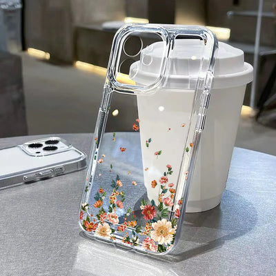 Flower Cover Silicone Fundas Phone Case