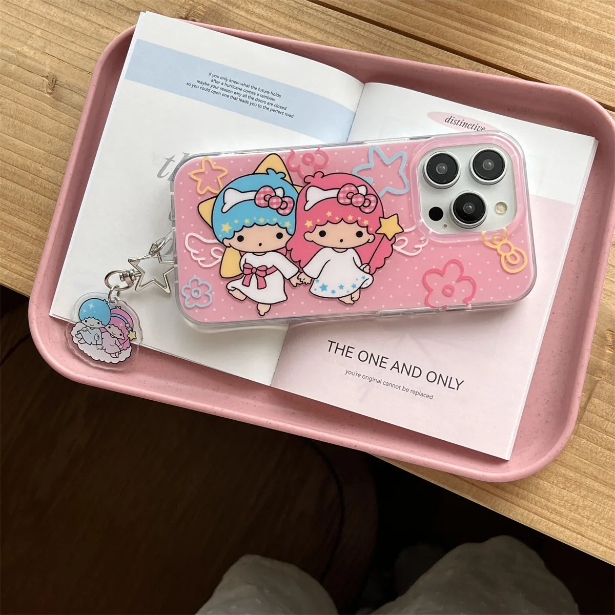 New Cute Cartoon Twin Stars Phone Case