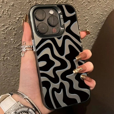 New Stripes Color Silver Shell Phone Case