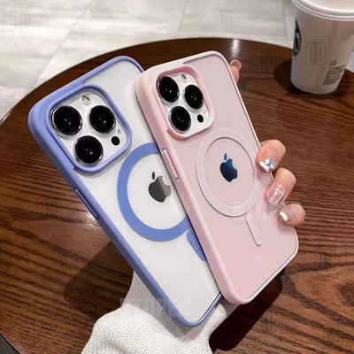 New Pink Transparent Acrylic Phone Case