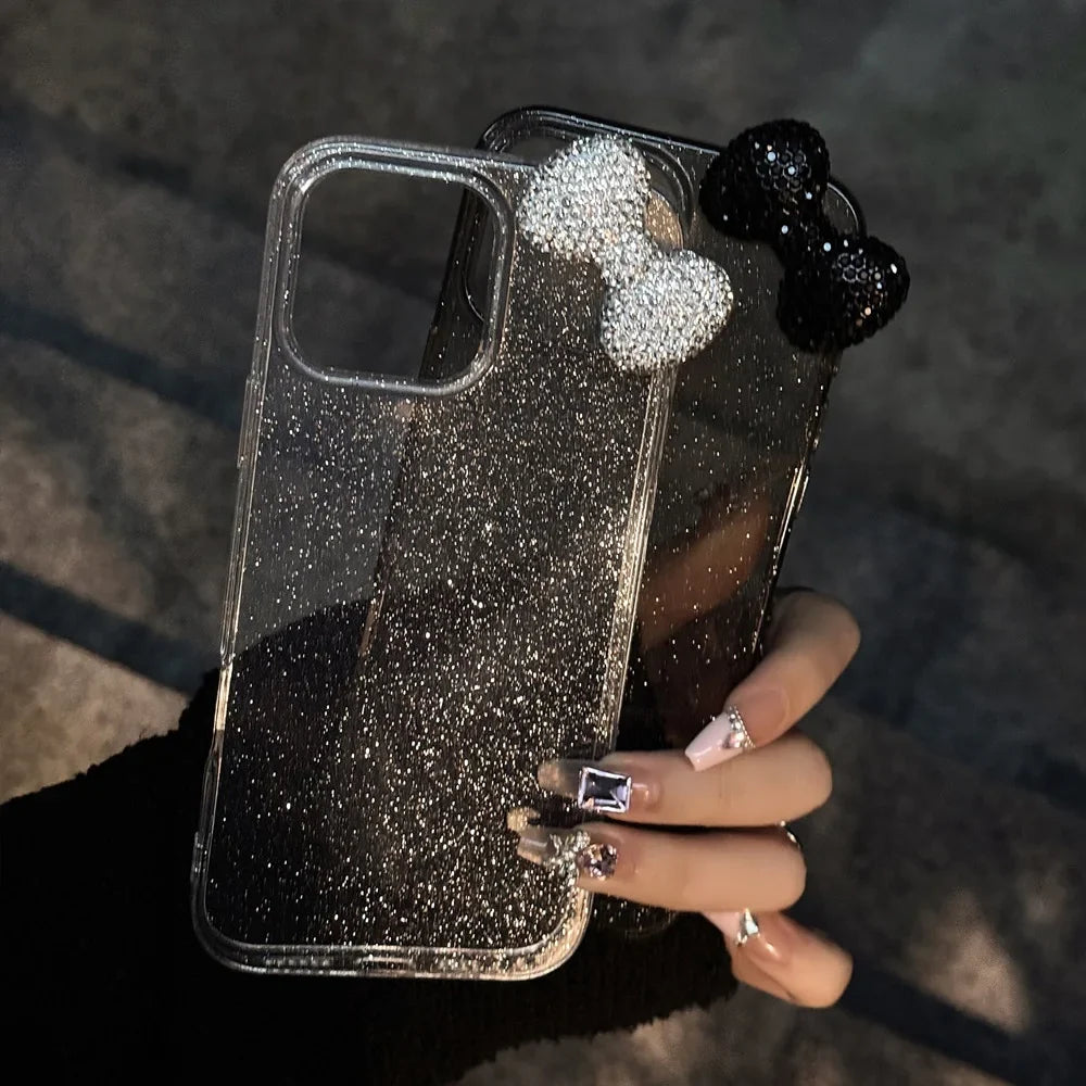 Luxury 3D Rhinestone Bow Bling Glitter Phone Case