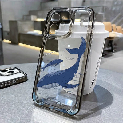 Ocean Animal Fish Cover Transparent Phone Case