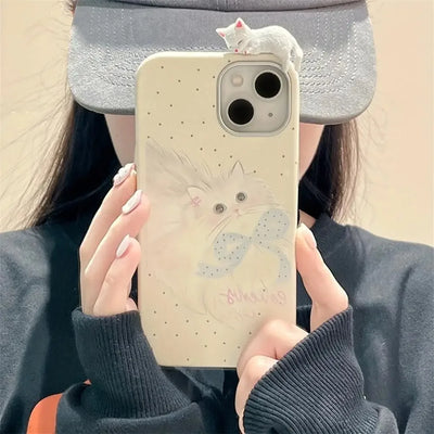 Cute 3D Kitten Phone Case