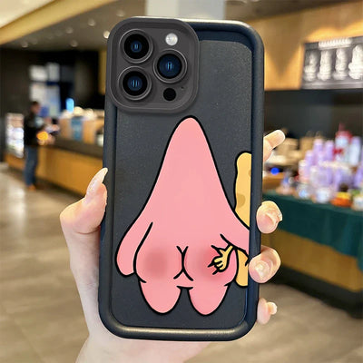 Hot S-SpongeBobs Pinch Butt Couple Phone Case