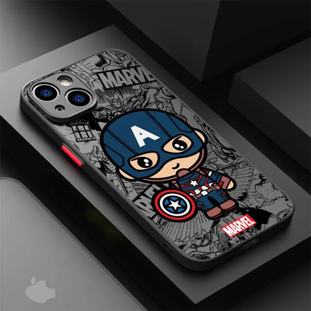Cartoon Marvel Groot Spiderman Case Phone