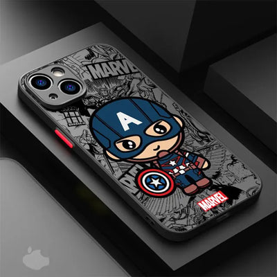 Cartoon Marvel Groot Spiderman Case Phone