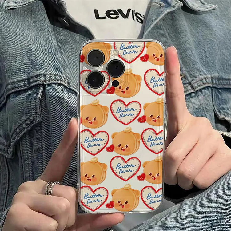 Cartoon Butter Bear Phone Case
