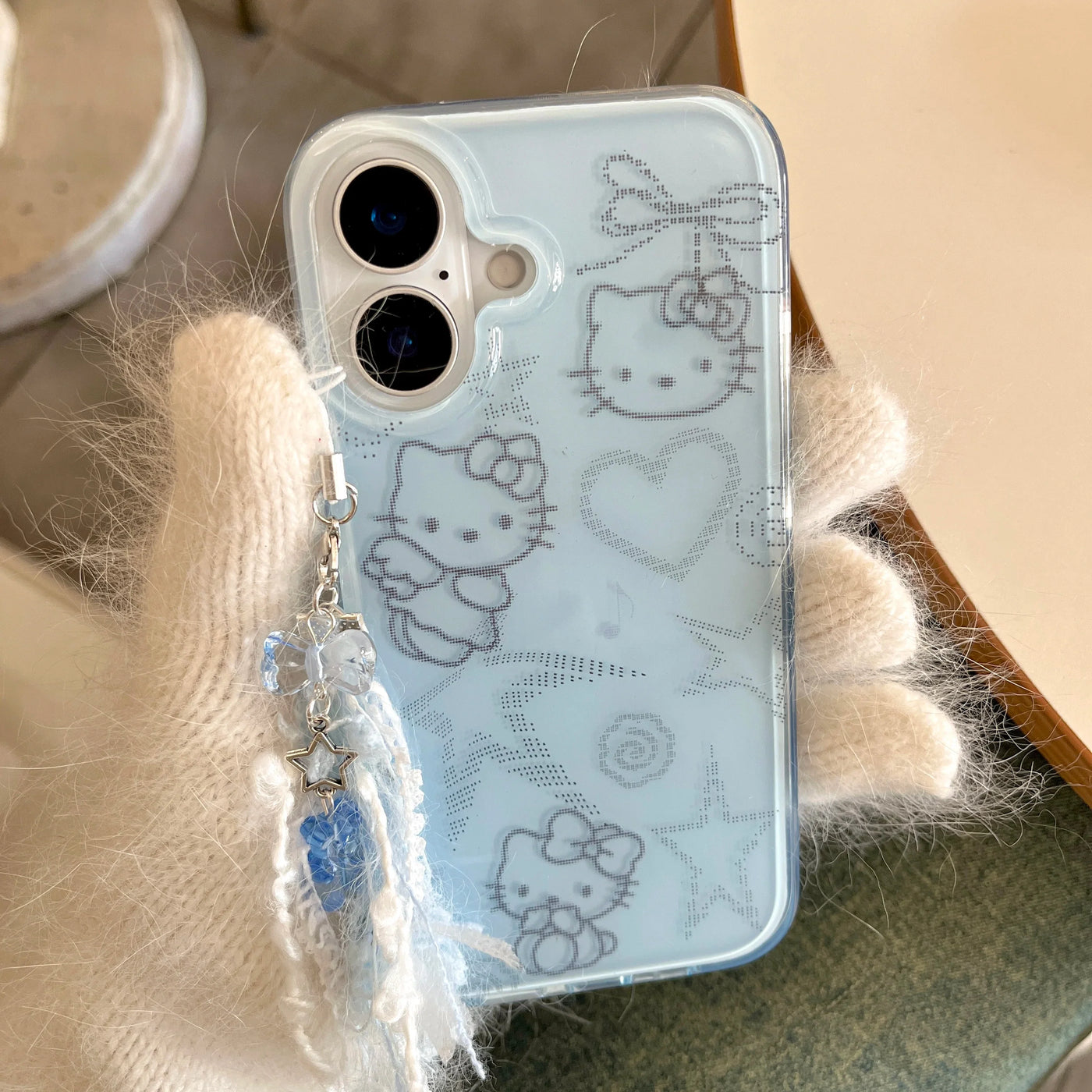 Hello Kitty With Luxury Imitation Diamonds Phone Case
