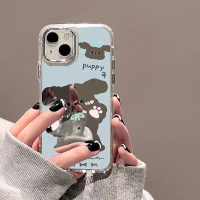 Cartoon Fruit Make Up Mirror Phone Case