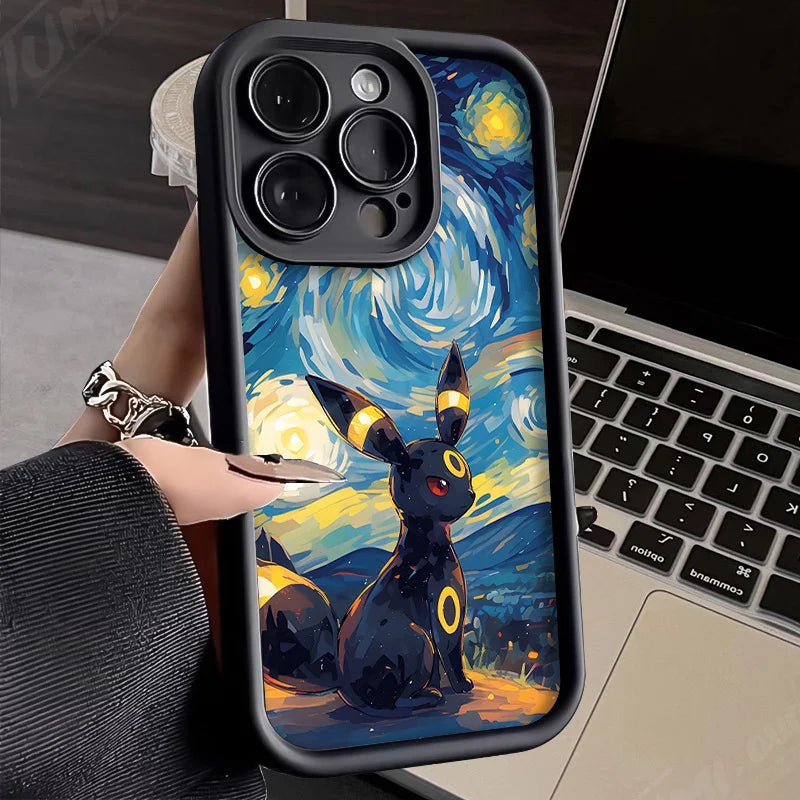 Oil Painting Pokemon Phone Case
