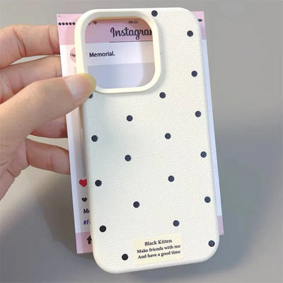 Cute Bow Silicone Leather Phone Case