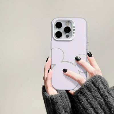 Hollow Mickey Mouse Concise Pattern Phone Case