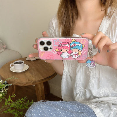 New Cute Cartoon Twin Stars Phone Case