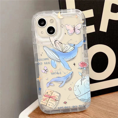 Cute Dinosaur Airbag Cartoon Animals Cover Phone Case