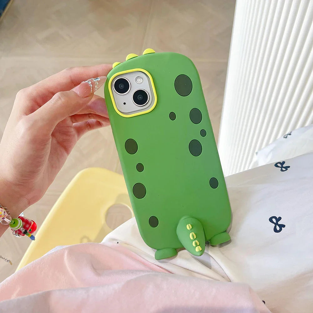 Funny Cartoon Polden Sulley Monsters Dinosaur Phone Case