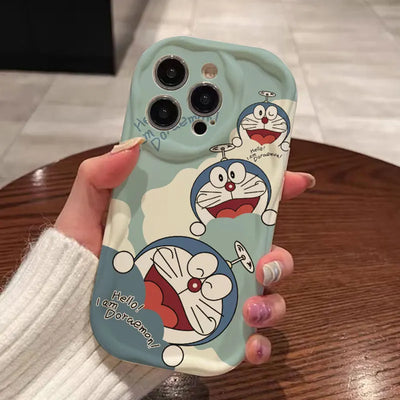 Lovely Doraemon Wave Phone Case