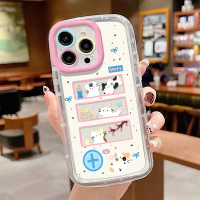 Clear Funny girl Cute Phone Case