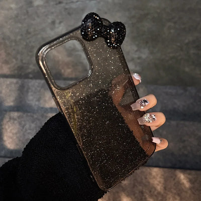 Luxury 3D Rhinestone Bow Bling Glitter Phone Case