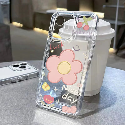 Stylish Oil Painting Flower Phone Case