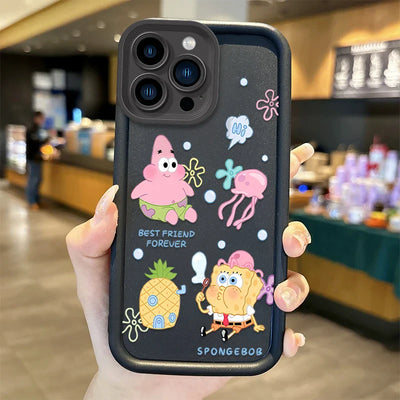 Hot S-SpongeBobs Pinch Butt Couple Phone Case