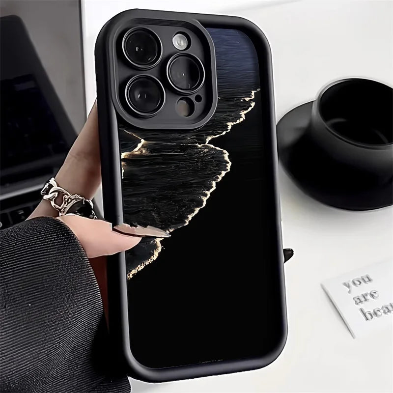 Sea Wave Soft Silicone Phone Case