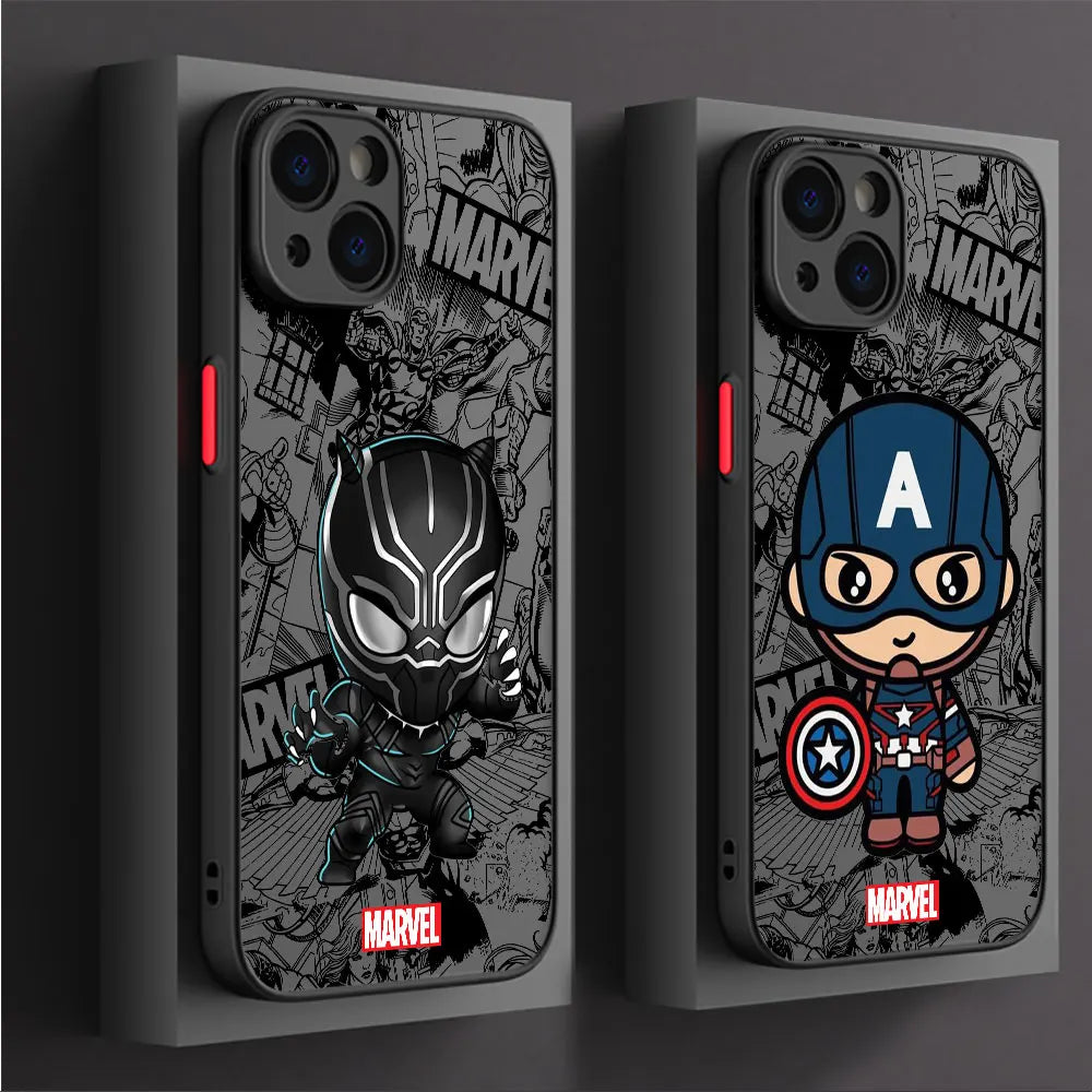 Cartoon Marvel Groot Spiderman Case Phone