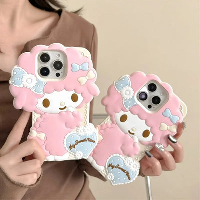 Cute 3D Cartoon My Melody Phone Case
