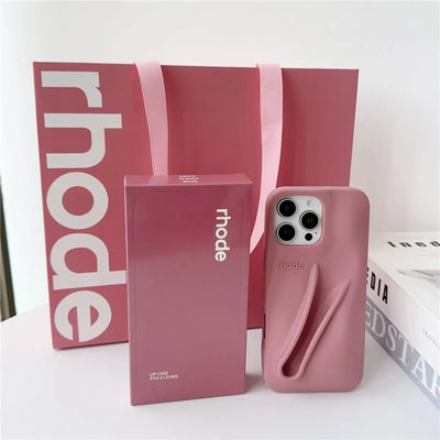 Rhode Lipstick Holder Silicone Phone Case NEW