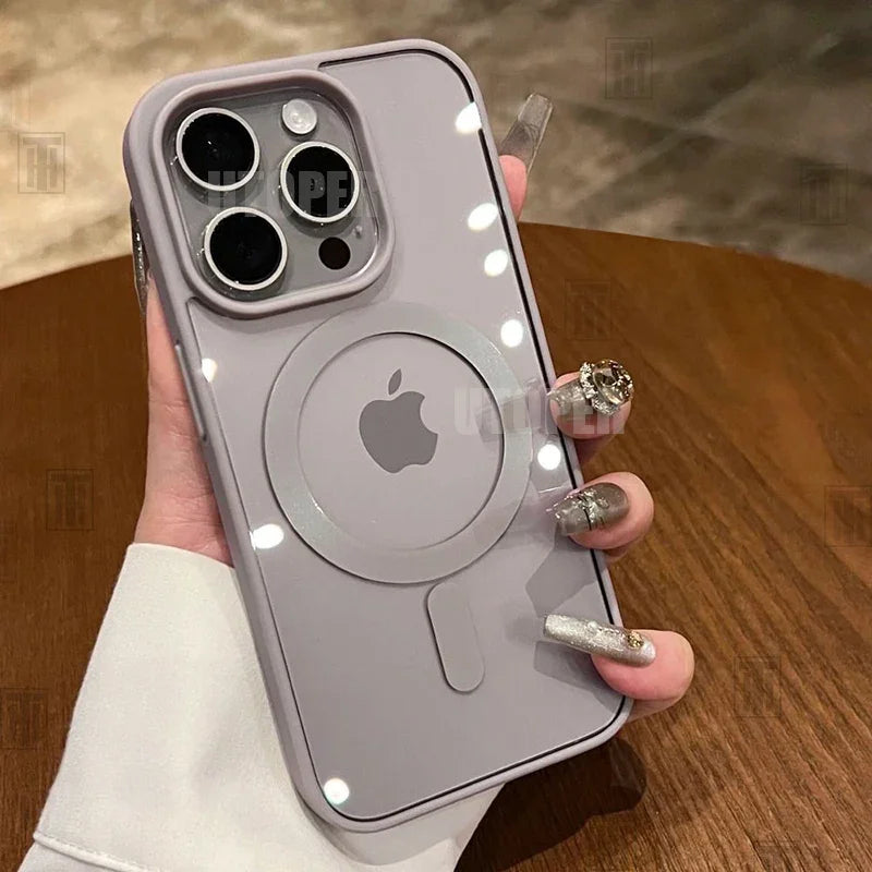 New Pink Transparent Acrylic Phone Case