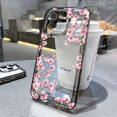 Flower Cover Silicone Fundas Phone Case