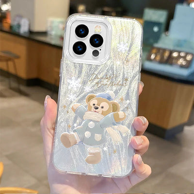 Hot Disney StellaLou LinaBell Cartoon Gradient Phone Case