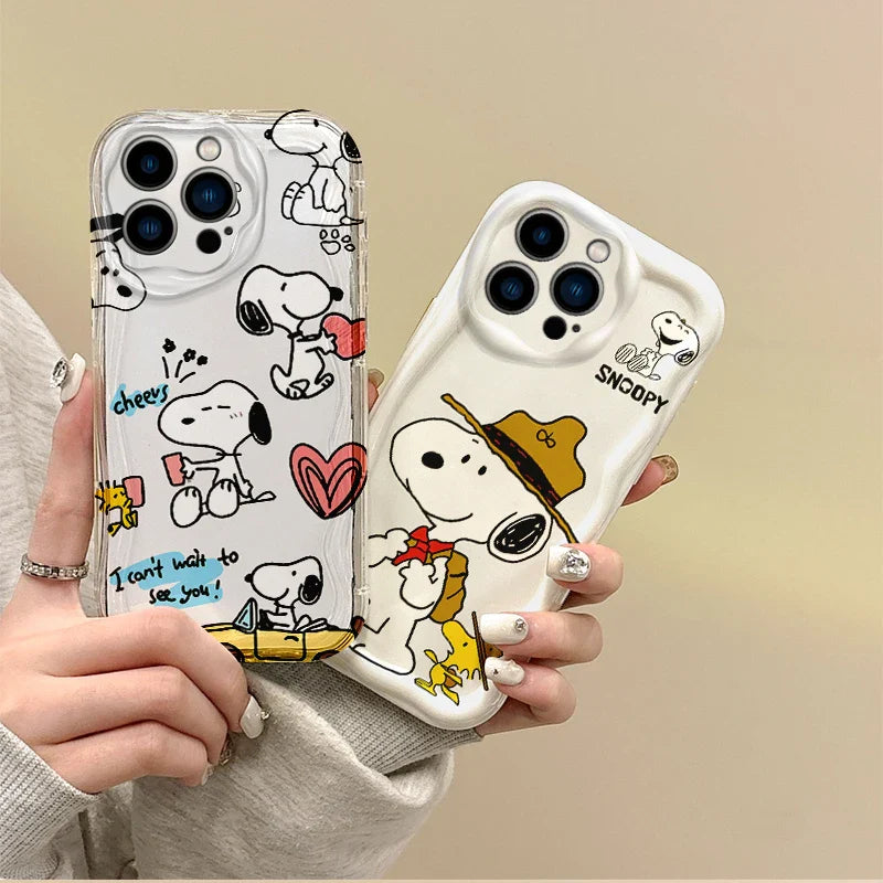 Fashion Snoopy Cute Cartoon Shockproof  Phone Case