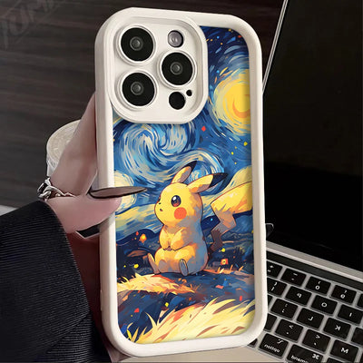 Oil Painting Pokemon Phone Case
