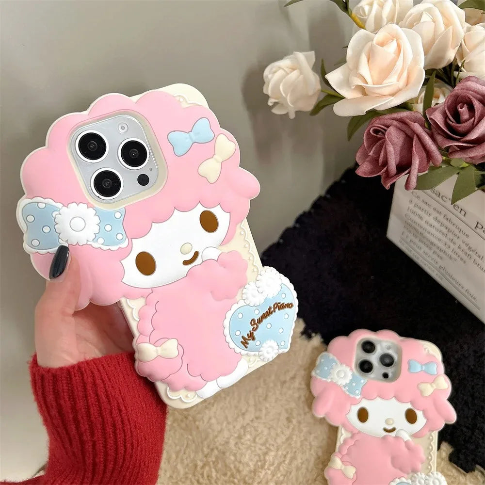Cute 3D Cartoon My Melody Phone Case