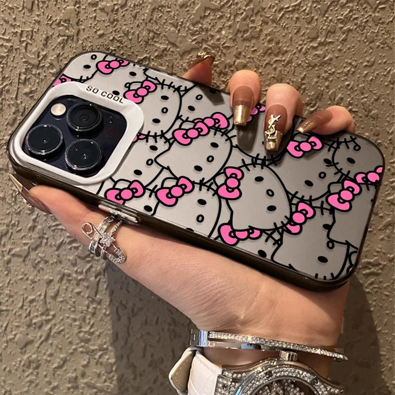 Lovely Money Hello Kitty Plating Phone Case