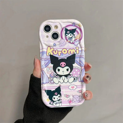Kuromi Hello Kitty Bracket Bracelet Phone Case