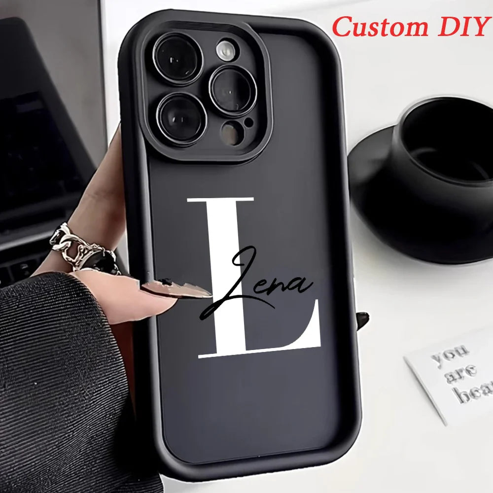 Custom Silicone Personalised Customized Name Cover Phone Case