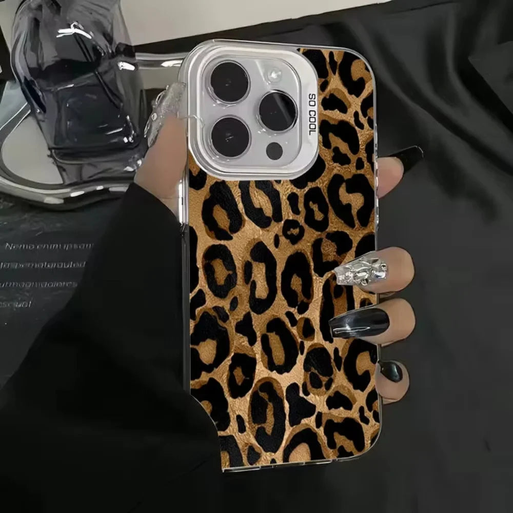 Leopard Print Armour Phone Case
